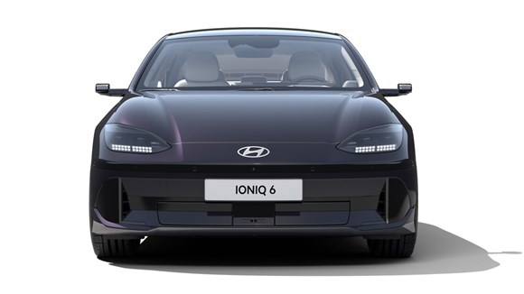 Hyundai IONIQ 6 front matrix pixel led-strålkastare.