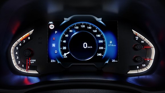 I30 Fastback N Line Design Driving Mode